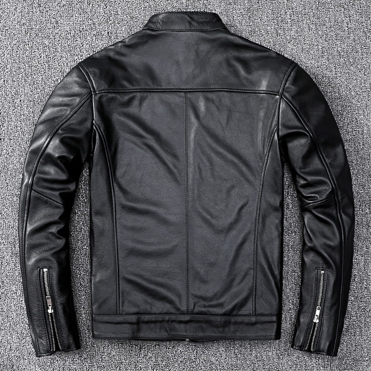 Men’s Black Genuine Sheepskin Leather